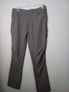 Swiss Tech Pants Men 36 x 34 Hiking Outdoor Casual Nylon Brown